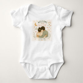 Body Para Bebê Bem-vindo ao Mundo Família Amor Novo Design