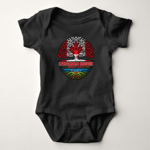 Body Para Bebê Berber Amazigh Canada Tree Roots Flag