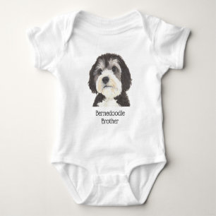 Body Para Bebê Bernedoodle Personalizável