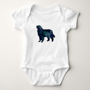 Body Para Bebê Bernese Mountain Dog Black Watercolor