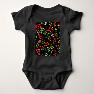 Body Para Bebê Berries Pattern