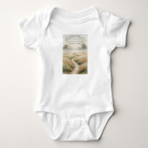 Body Para Bebê Bibel Jeremias 29:11 Bodysuit Cristão para Bebê
