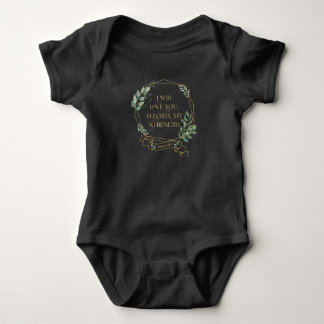 Body Para Bebê Bíblia Cristã Verse Eucalyptus Folaves