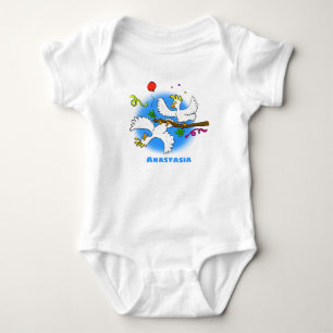 Body Para Bebê Bicatuta de pássaros engraçados