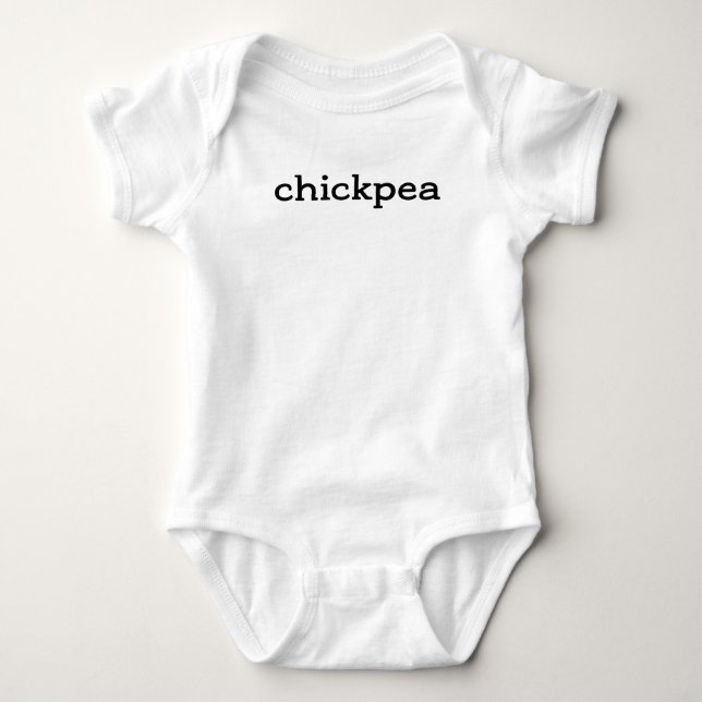 Body Para Bebê Bicho-De-Chickpea Um-Pedaço (Frente)