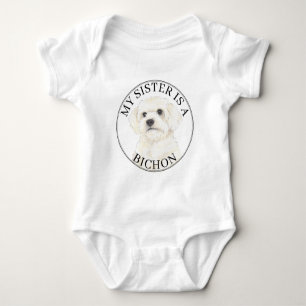 Body Para Bebê Bichon Big Sister