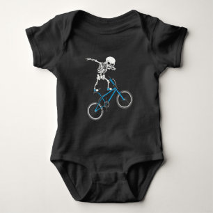 Body Para Bebê Bicicleta BMX Diversão de Bicicleta de Esqueleto