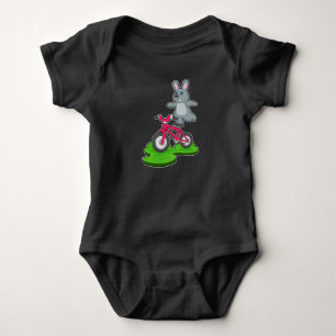 Body Para Bebê Bicicleta de Coelho