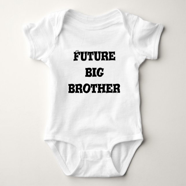 Body Para Bebê Big brother futuro (Frente)