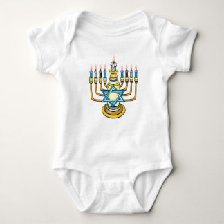 Body Para Bebê Big Happy Hanukkah