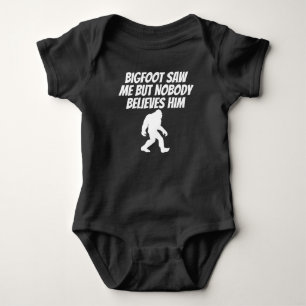 Body Para Bebê Bigfoot Me Viu Mas Ninguém Acredita Nele