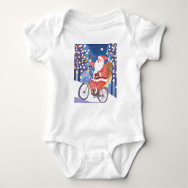 Body Para Bebê Biker santa claus