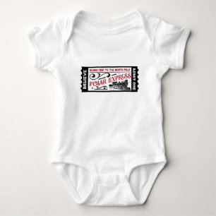 Body Para Bebê Bilhete de Trem Polar Express Natal