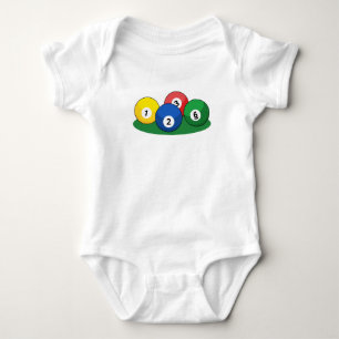 Body Para Bebê Billiard Piscina Snooker Balls
