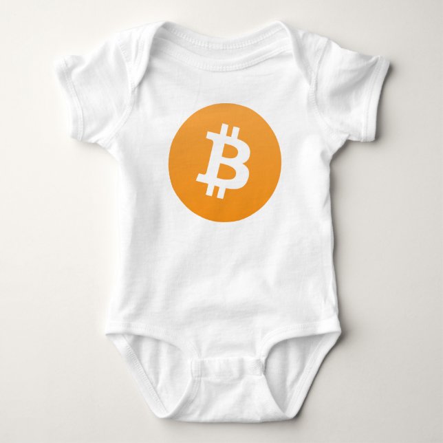 Body Para Bebê Bitcoin (Frente)