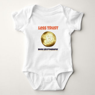 Body Para Bebê Bitcoin less trust Baby Strampler