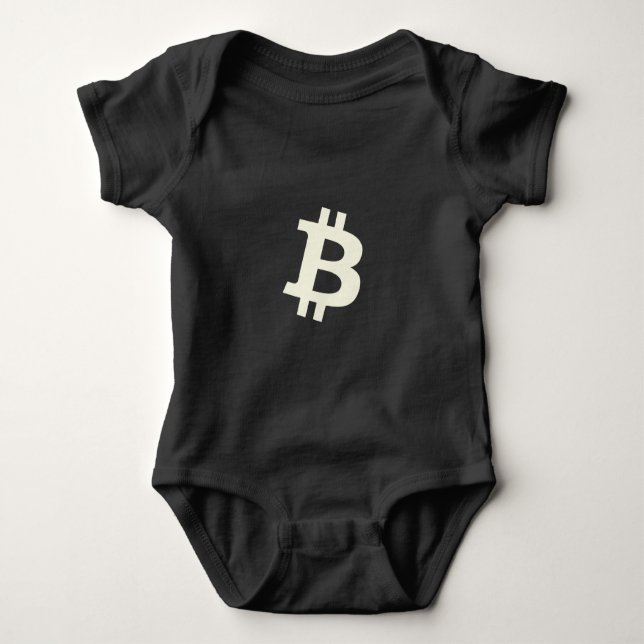 Body Para Bebê Bitcoin Standard ₿ (Frente)