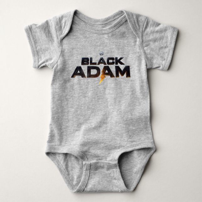 Body Para Bebê Black Adam Theatrical Logo (Frente)