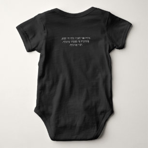 Body Para Bebê Black Baby Bodyfit Hebraico oração da manhã