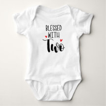 Blessed With Two Twins Baby Bodysuit