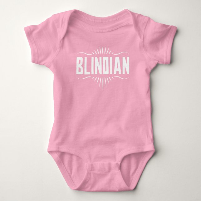 Body Para Bebê Blindian Baby One-Piece (Frente)