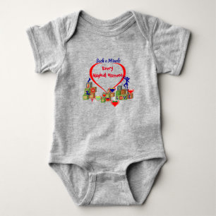 Body Para Bebê Blocos de brinquedo alfabeto