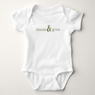 Body Para Bebê Bloom & Grow nature farmhouse baby outfit