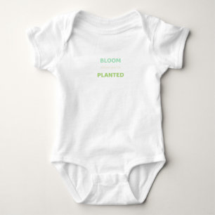 Body Para Bebê Bloom onde você está plantado Hoodie & Mug - Inspi