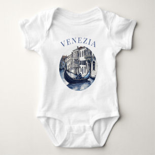 Body Para Bebê Blue Delft Blue Veneice Gondola