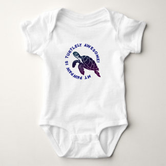 Body Para Bebê Blue Turtle PAWPAW