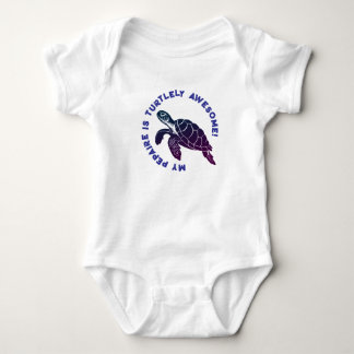 Body Para Bebê Blue Turtle PEPAIRE
