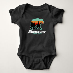 Body Para Bebê Bluestone State Park West Virginia Bear Retro