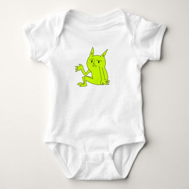 Body Para Bebê Blusa Infantil Goblin Sentado Simples (Frente)