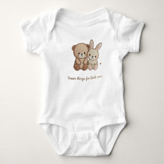 Body Para Bebê Blusão de Animais Bebês Fofos