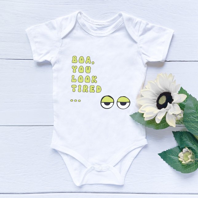 Body Para Bebê Boa, Pareces Cansada... (Criador carregado)