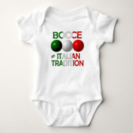 Body Para Bebê Bocce uma Tradição Italiana