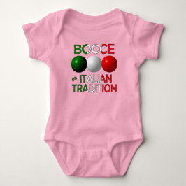 Body Para Bebê Bocce uma Tradição Italiana