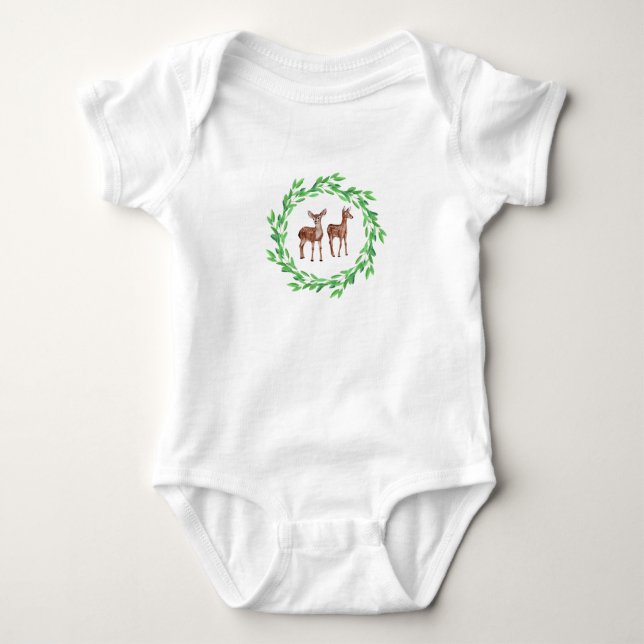 Body Para Bebê Bodies de Algodão Unisex para Bebê (Frente)