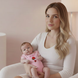 Body Para Bebê Body Bebê Rosa de Senhora Personalizada