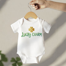 Body Bodysuit de Bebê Sorte no St. Patrick