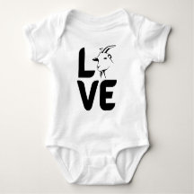 Body com Bebê Bode Amor – Amante de Bode Fofo