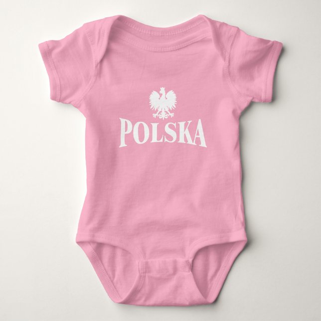 Body Para Bebê Body de Bebê Águia Polska (Frente)