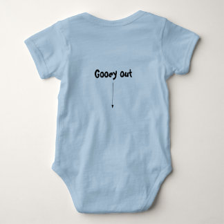 Body Para Bebê Body de bebê bobo Gooey in e Gooey out