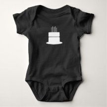 Body de Bebê Bolo de Aniversário Qualquer Cor