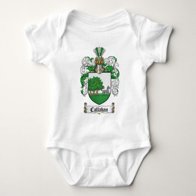 Body Para Bebê Body de Bebê Brasão de Armas Callahan (Frente)