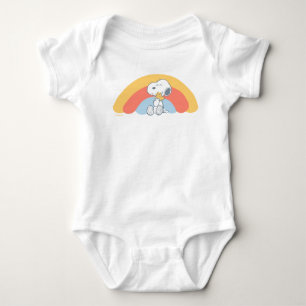 Body Para Bebê Body de Bebê Chuva de Cores Snoopy & Woodstock par