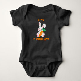 Body Para Bebê Body de Bebê Coelho de Páscoa Snuggle