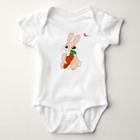 Body de Bebê Coelho Saltitante