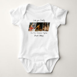 Body Para Bebê Body de Bebê com Foto de Natal Personalizado