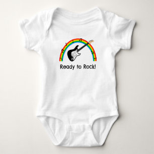 Body Para Bebê Body de Bebê com Guitarra Personalizado Pronto par